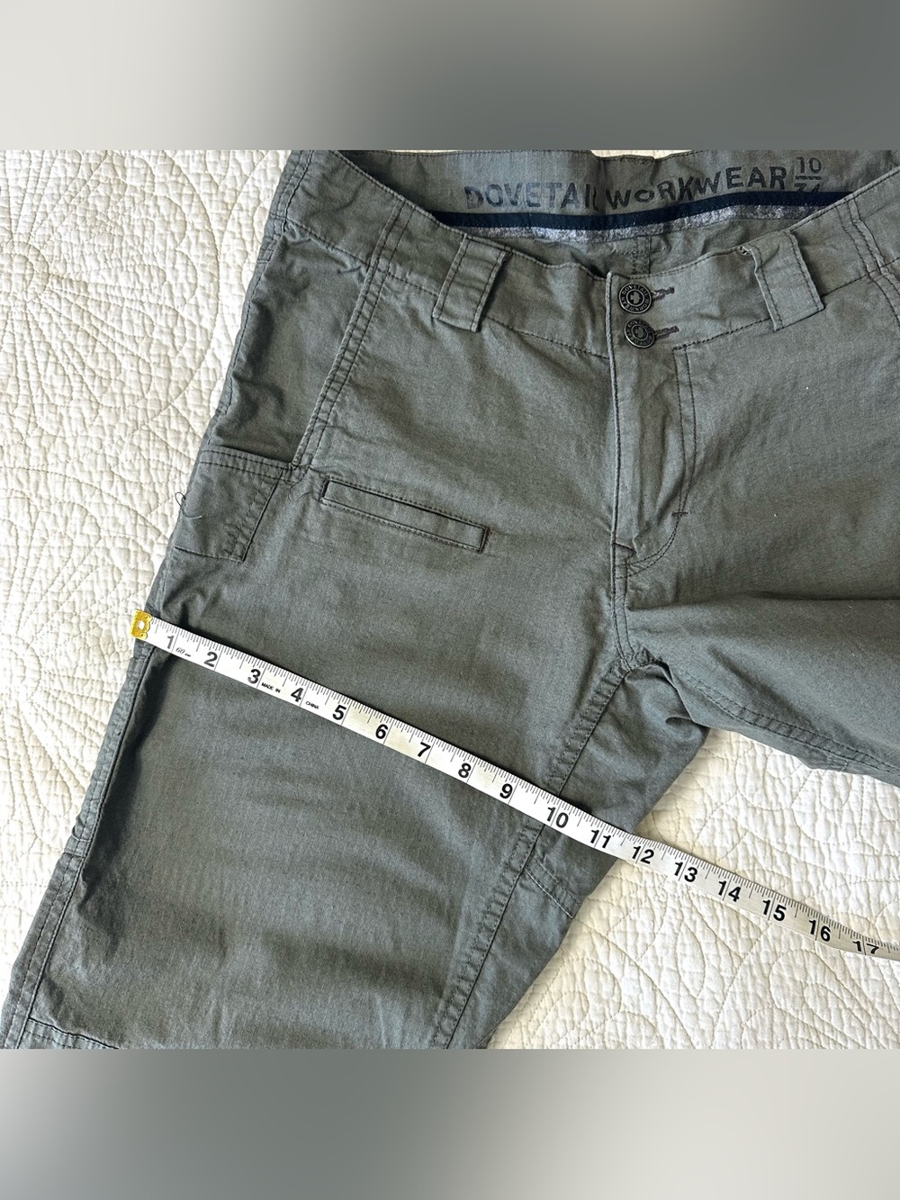 Dovetail Workwear Day Construct Ripstop Pants Women’s 10 Inseam 34 - Picture 10 of 11